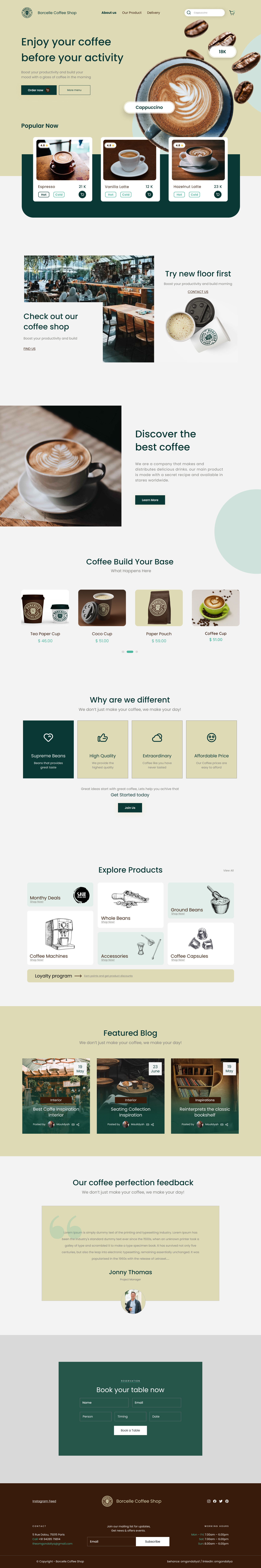 Example of Website Design | UX/UI